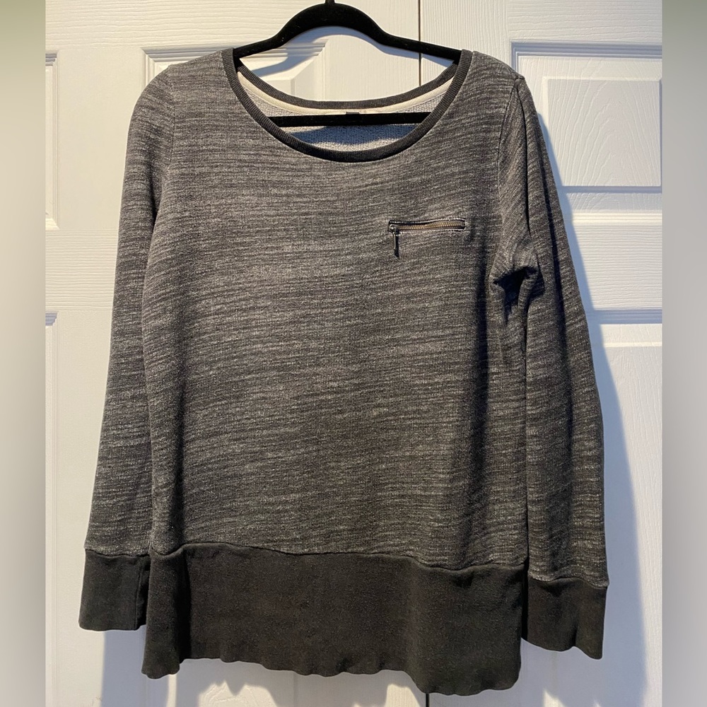 Loft size M charcoal sweatshirt